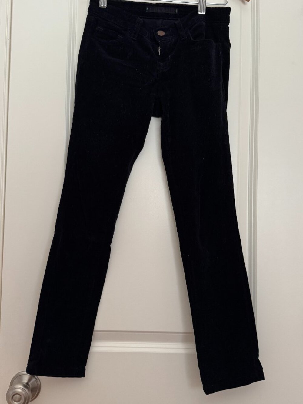 J Brand Black Corduroy Skinny Pants Size 24